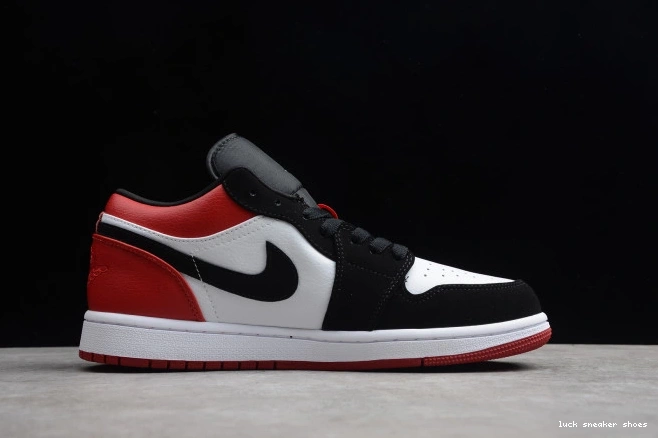 Rep LUCY Air 1 Black Low Toe 553558-116 Jordan 0813
